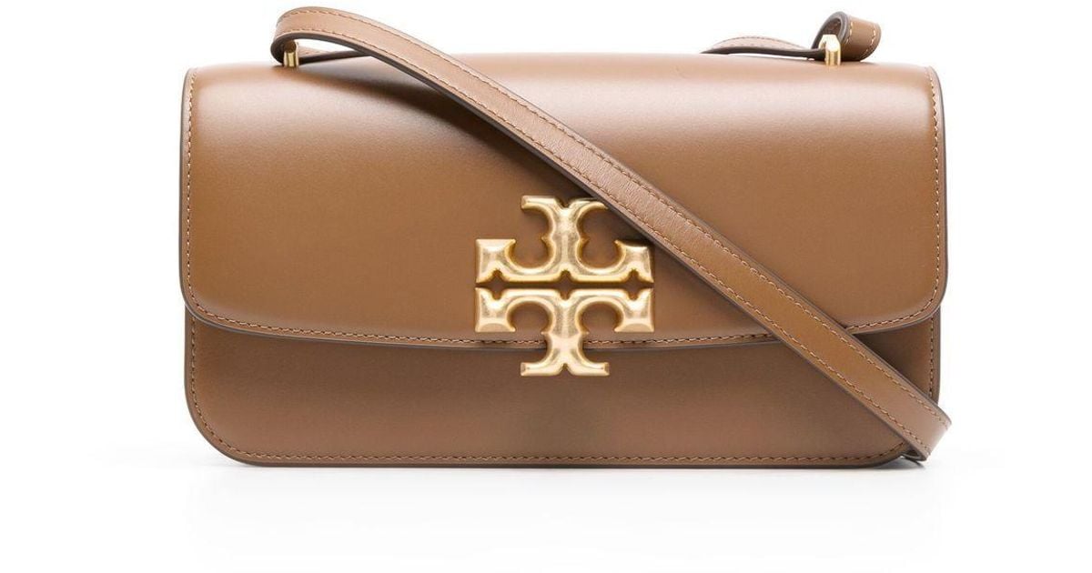 Tory Burch Eleanor Leather Crossbody Bag in Brown Lyst UK