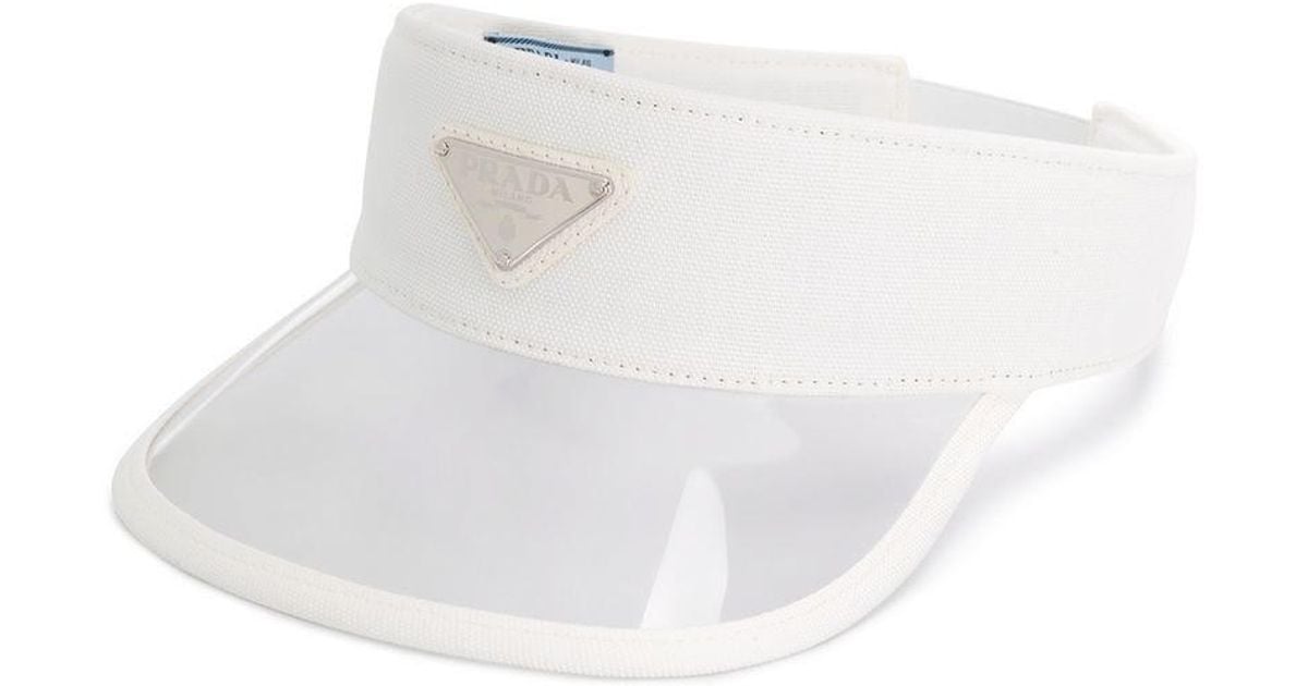 prada visor hat