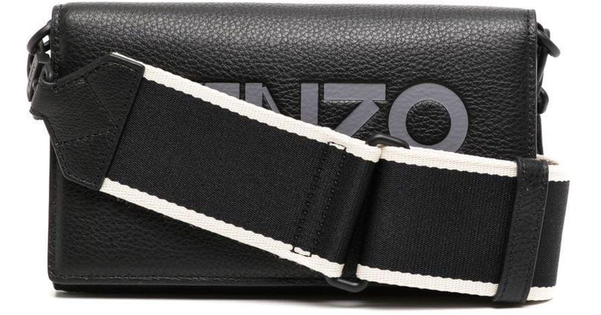 Sacoche Paris ?� logo imprim?� Cuir KENZO pour homme en coloris Noir | Lyst