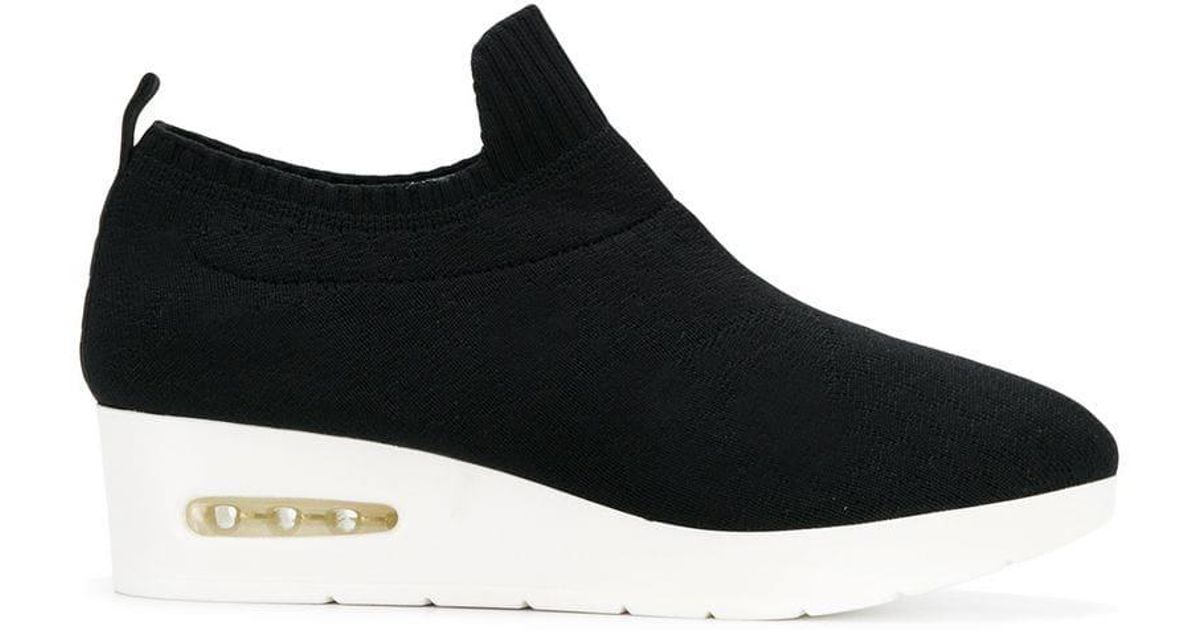 DKNY Synthetic Angie Slip-on Sneakers, Created For Macy?s in Black | Lyst