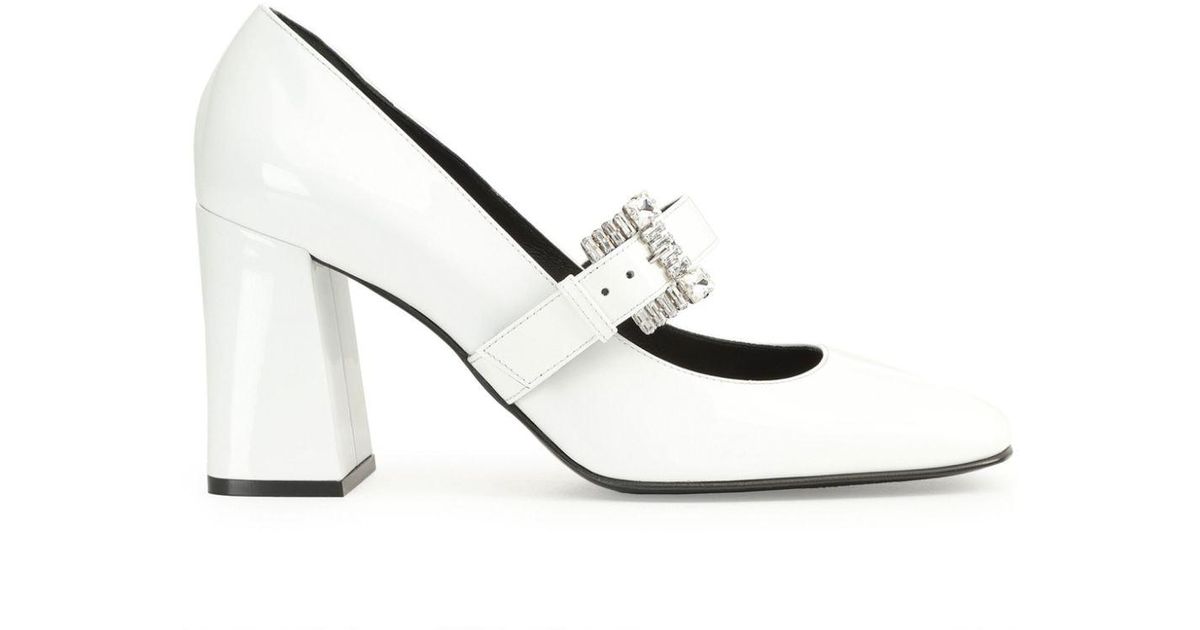 sergio rossi white pumps