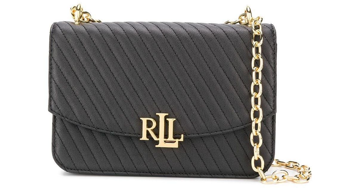 Lauren by Ralph Lauren Leather Elmswood Madison Crossbody Bag in Black |  Lyst