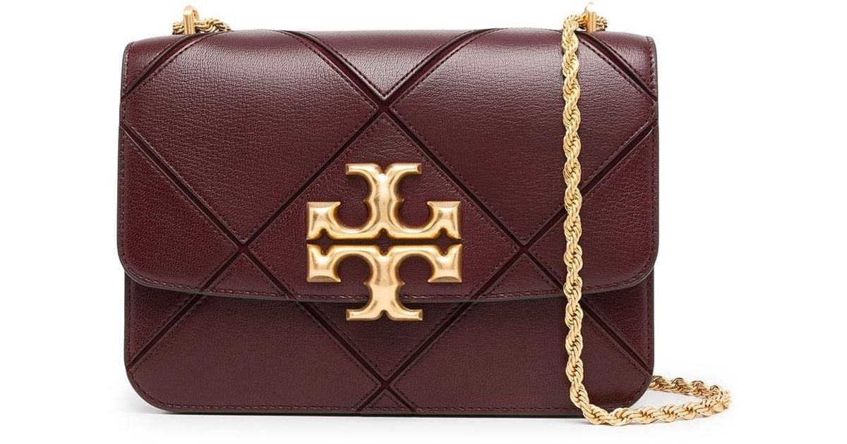 Eleanor Diamond' leather shoulder bag Tory Burch - IetpShops Norway - knott  shoulder bag kate spade bag parchment