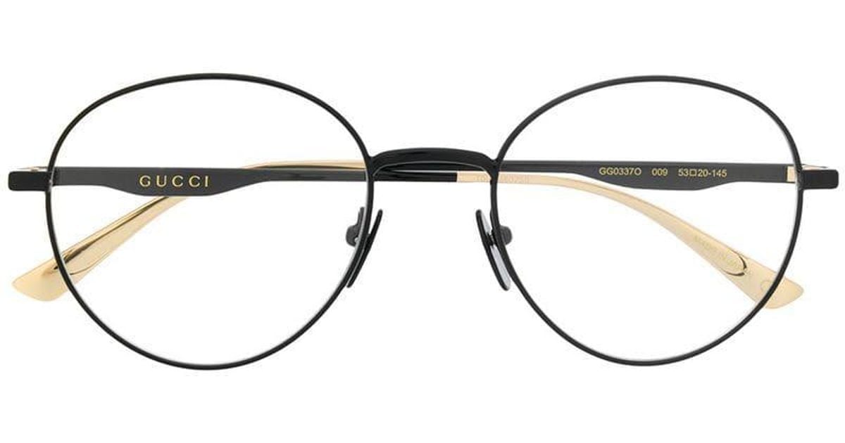 lunette de vue gucci ronde