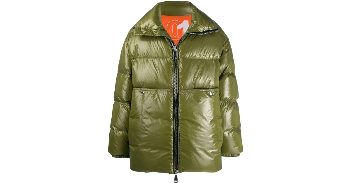 Khrisjoy Synthetic Loose-fit Padded Coat in Green for Men - Save 59% - Lyst