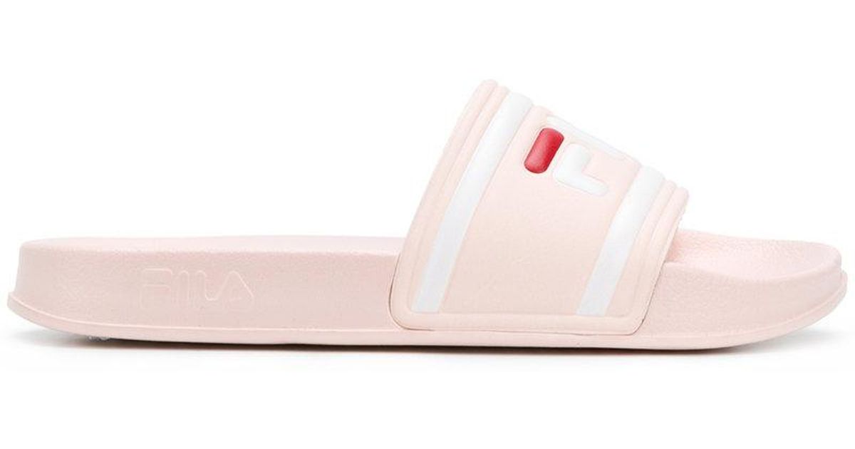 fila sliders pink