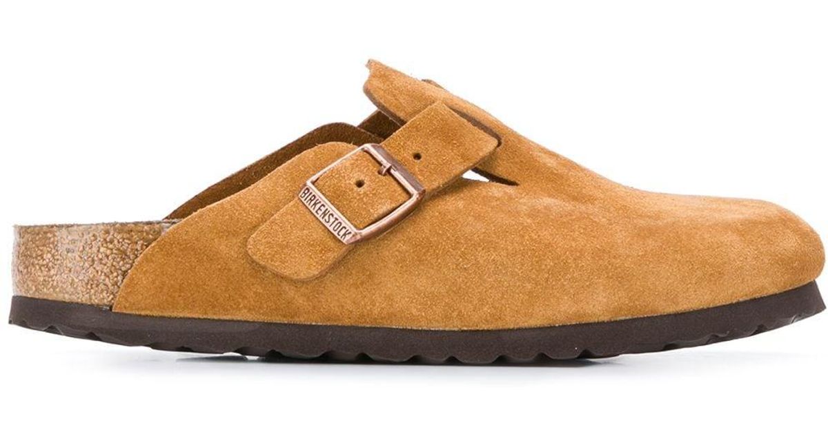brown suede birkenstocks