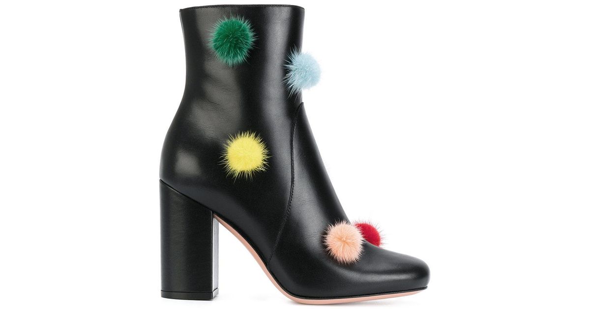 fendi pom pom shoes