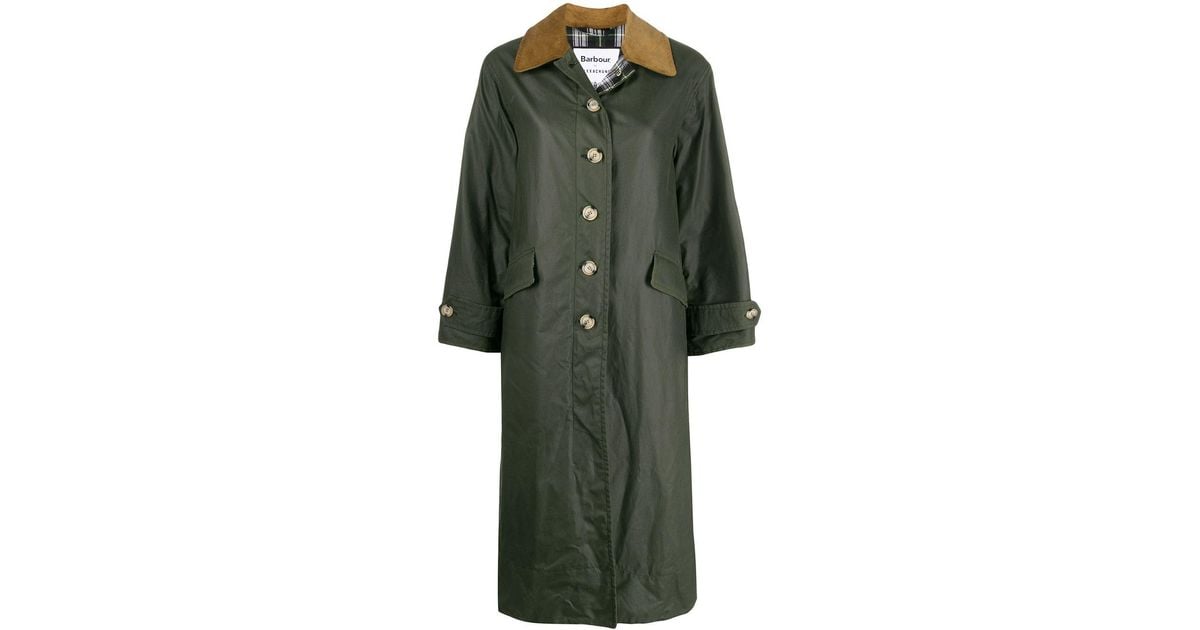 Barbour X Alexa Chung Maisie Mantel in Grün Lyst DE