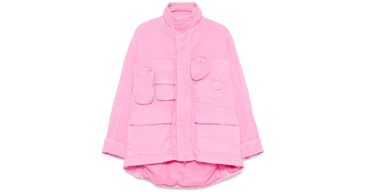 Maison Margiela ジャケット ピンクx白(ドット) 2007423E0050 MM6 by Maison Martin Margiela マルチポケット ジャケット