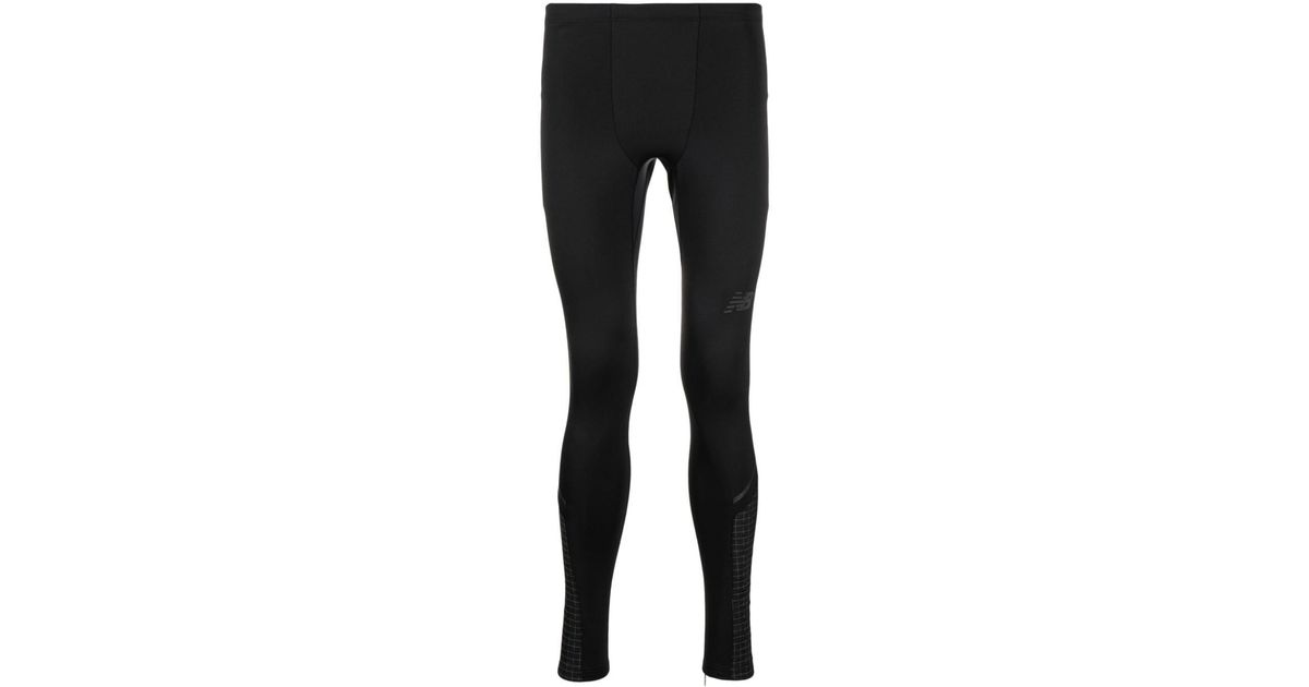 New Balance Impact Run Luminous Heat leggings in Black for Men
