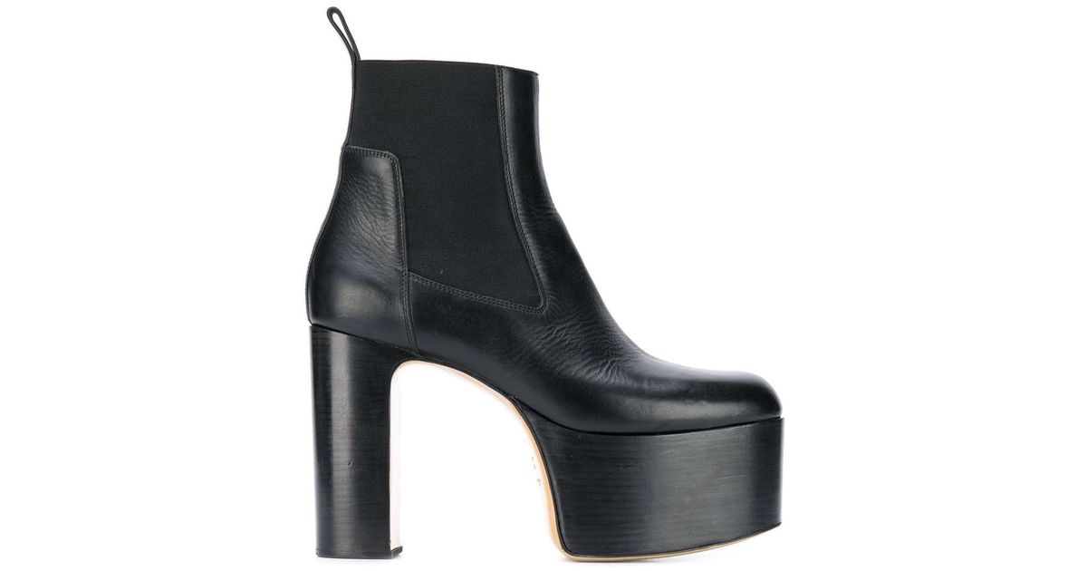 Rick Owens Platform Kiss Boots in Black for Men | Lyst Canada Rick Owens Platform Kiss Boots in Black for Men | Lyst Canada