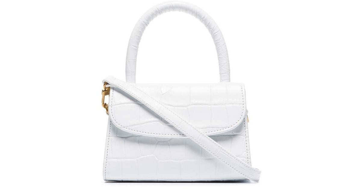 white croc mini bag