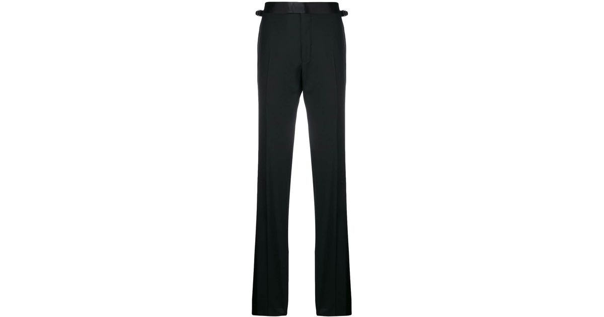 パンツ TOM FORD WIDE LEG TUXEDO TAILORED PANTS Tom Ford Wide leg tuxedo tailored pants | The Fashion Square