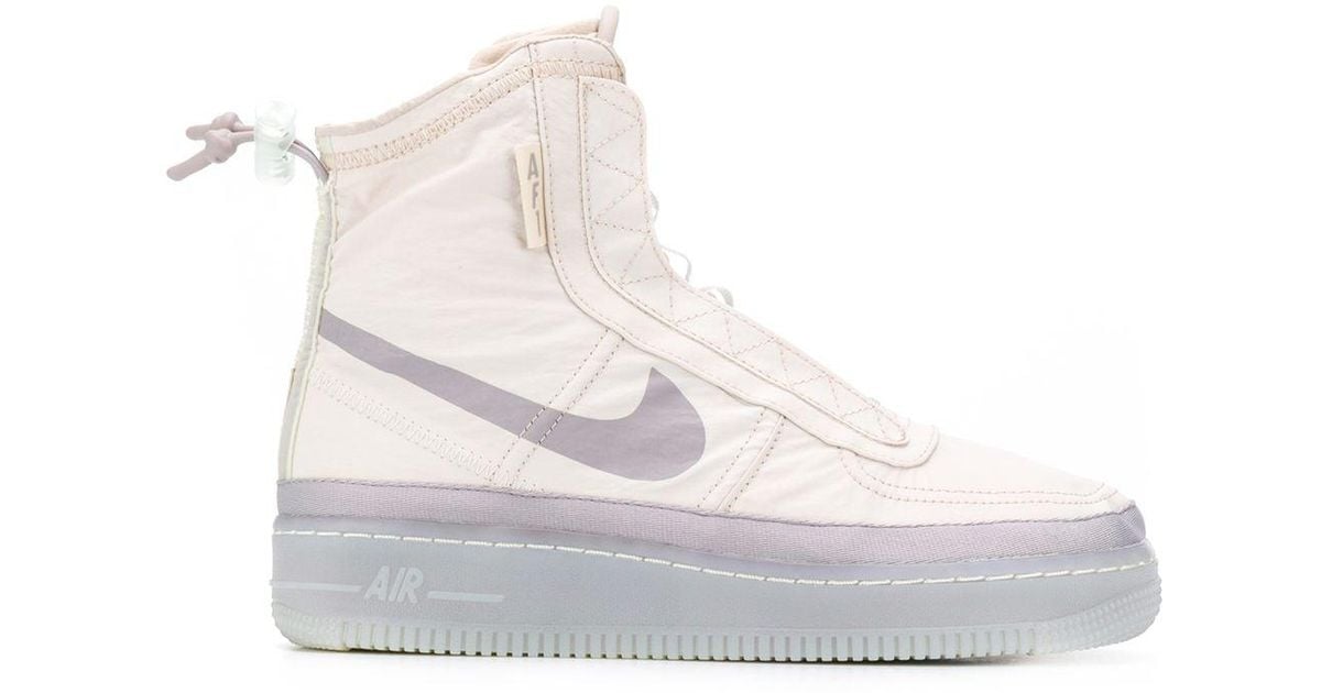 Air Force 1 Shell High-top Sneakers in White