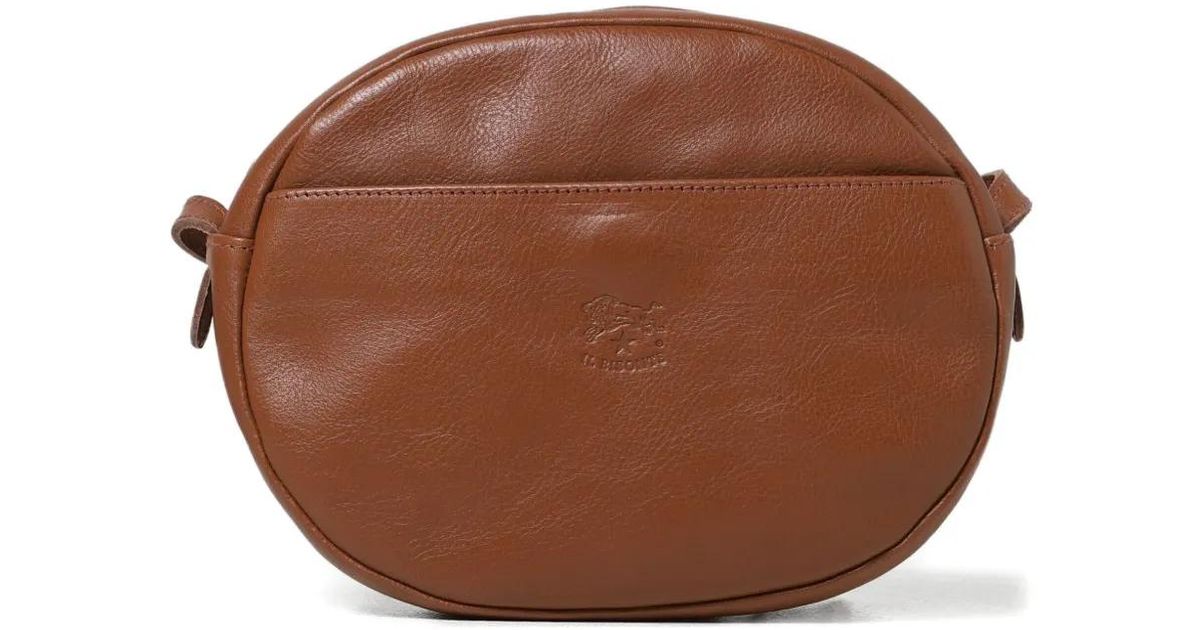 Il Bisonte Rubino Leather Shoulder Bag in Brown Lyst UK