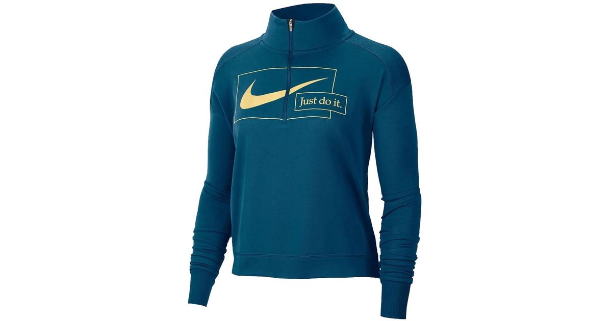 nike icon clash half zip