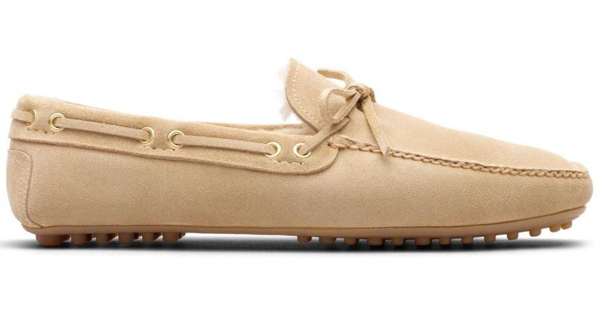 Car Shoe suede driving shoes - Neutrals