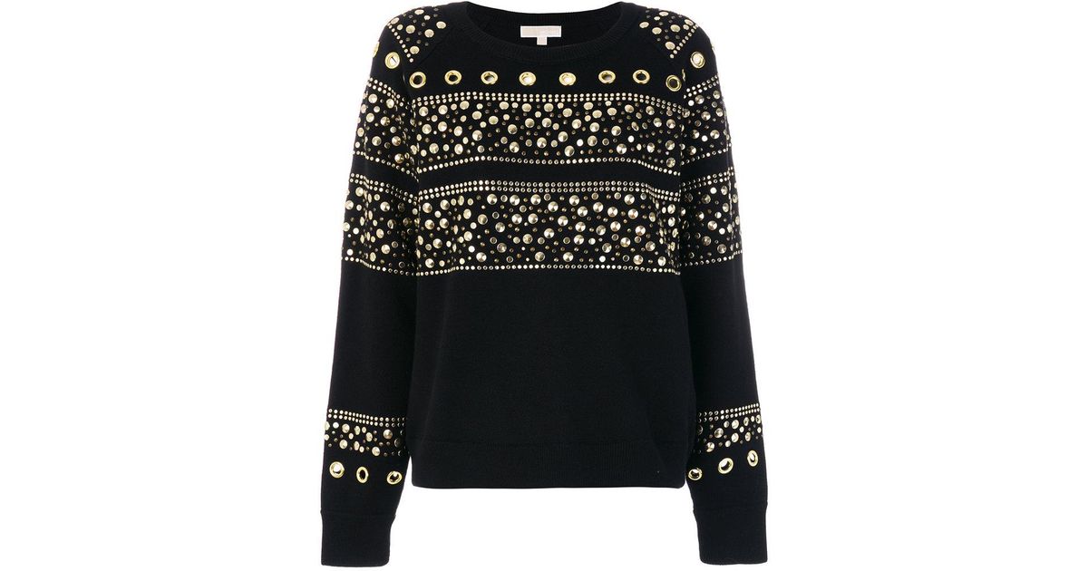 michael kors studded sweatshirt