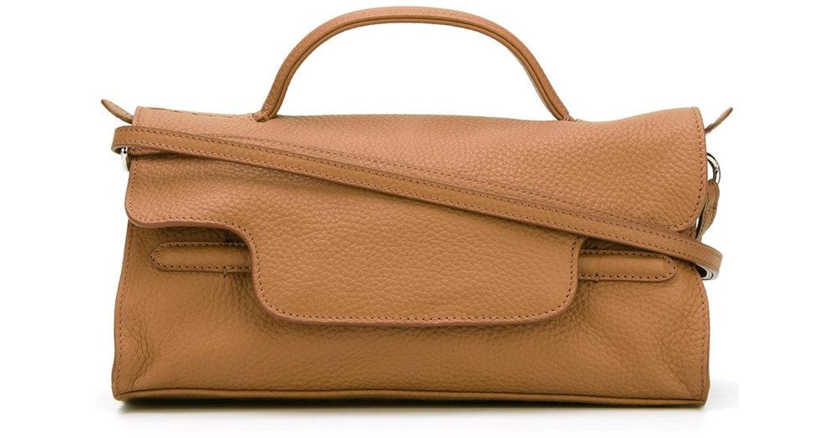 Zanellato Leather Nina Shoulder Bag in Brown - Lyst