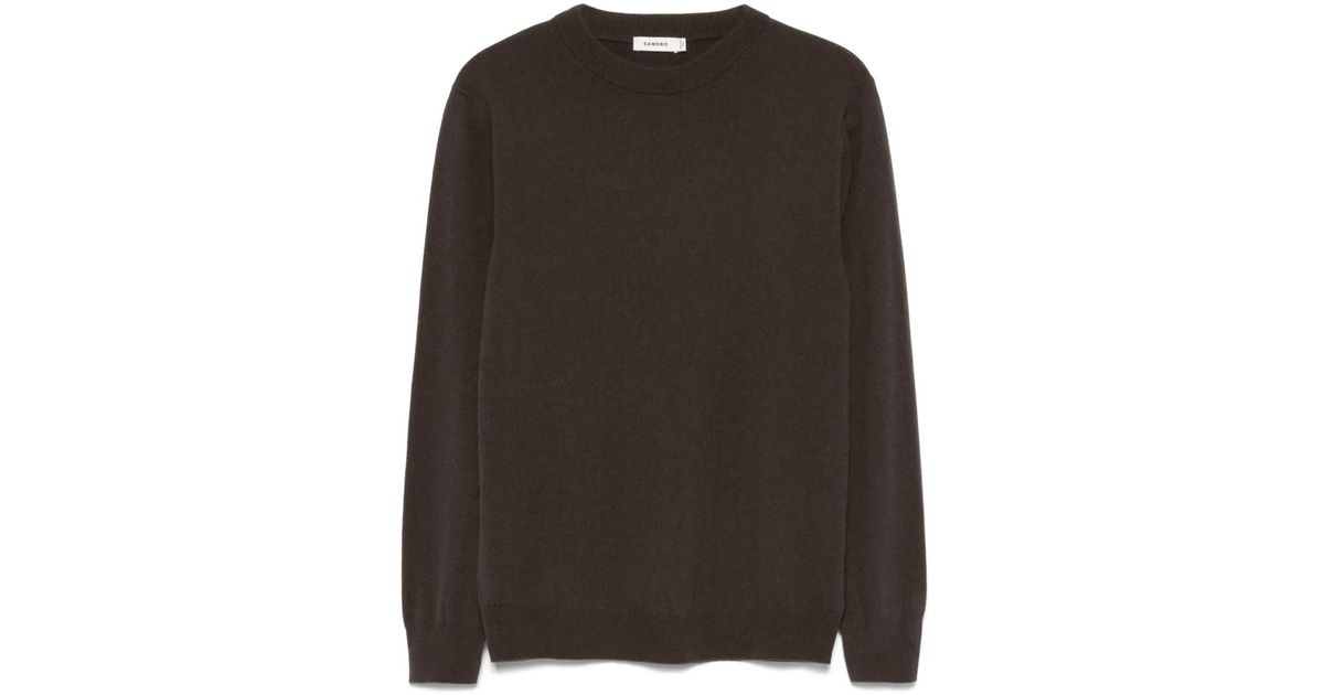 Sandro Cashmere Sweater in Brown for Men Lyst Australia