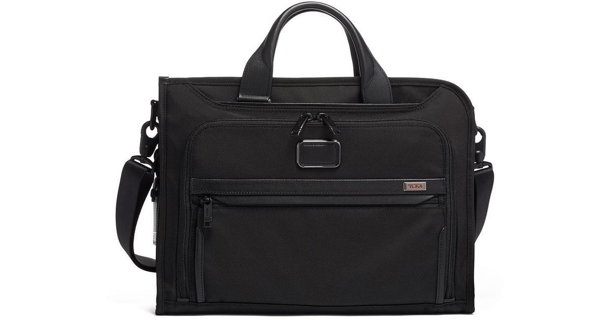 Tumi Deluxe Portfolio Laptop Bag in Black for Men Lyst