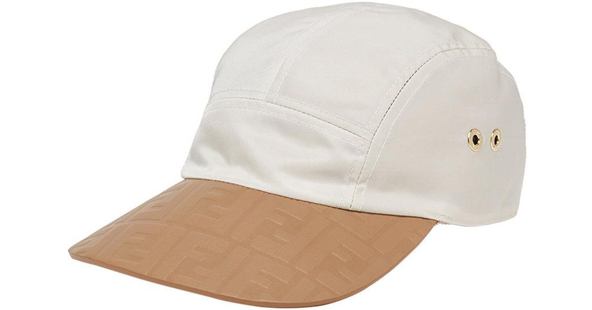 white fendi hat