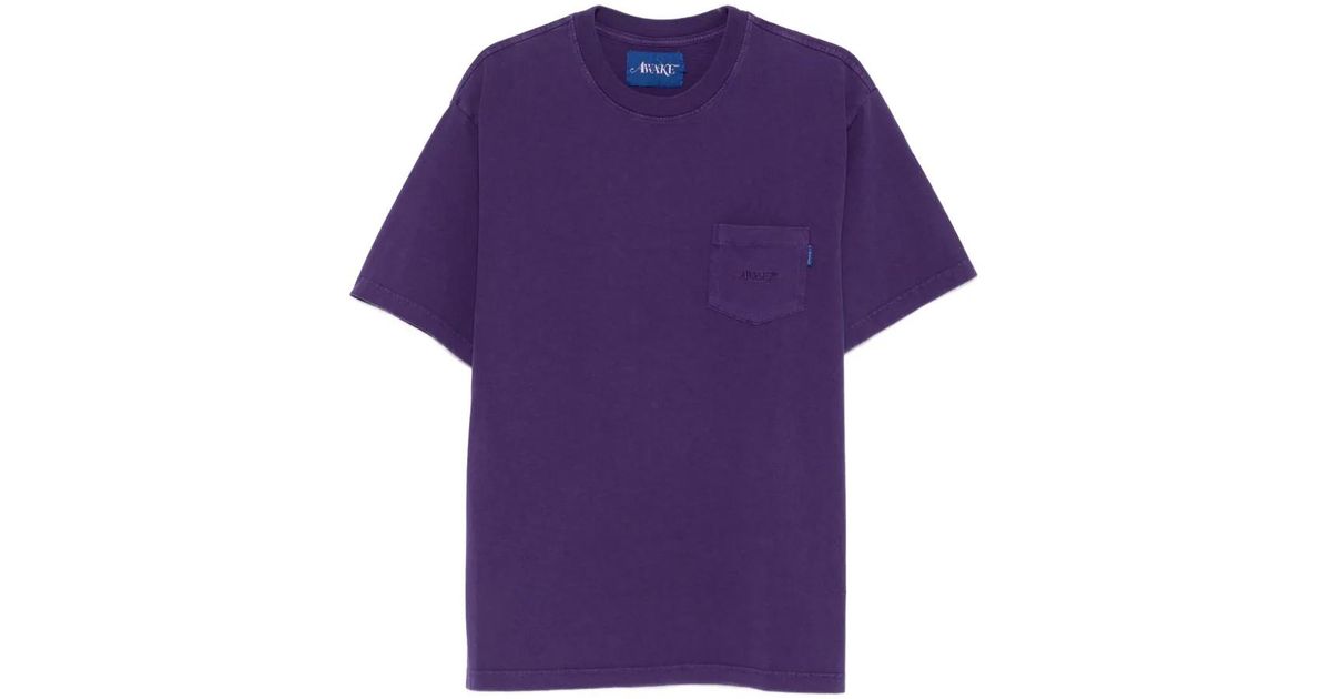 AWAKE NY Chest-Pocket T-Shirt in Purple for Men | Lyst UK