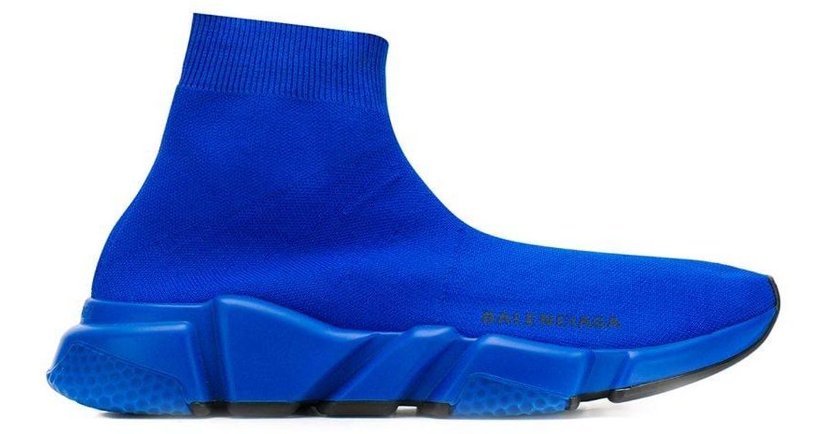 blue balenciaga sock sneakers