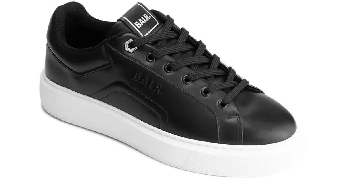 BALR Phat Q Leather Platform Sneakers in Black for Men | Lyst