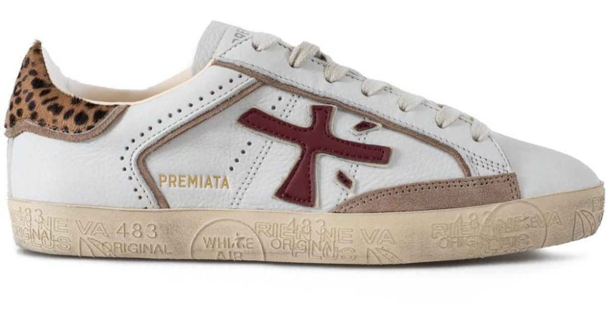 Premiata Stevend Sneakers in White | Lyst