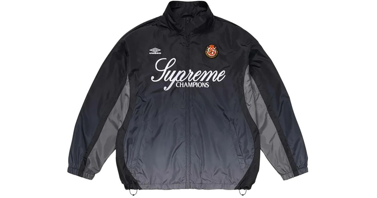 Supreme X Umbro Gradient Track Jacket in Blue for Men | Lyst