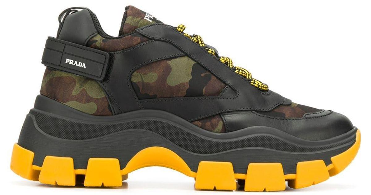 prada pegasus chunky sneakers
