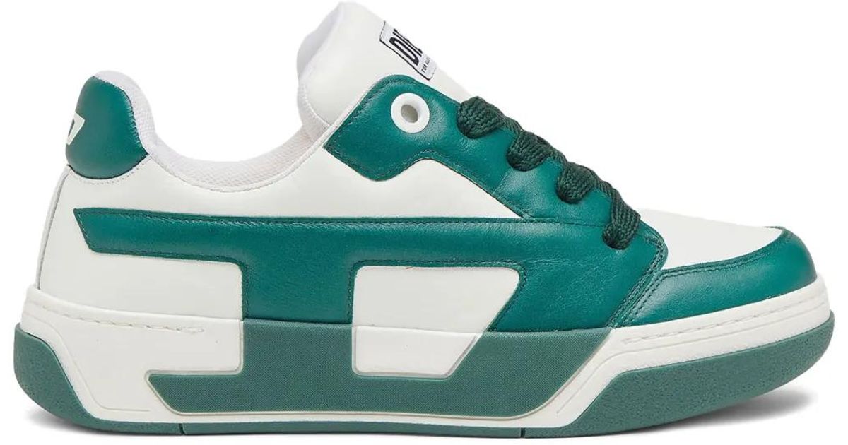 D Lower Robi DIESEL S-D-Ollie Low Sneakers in Green for Men | Lyst