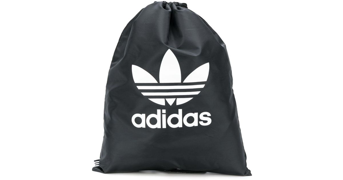 adidas trefoil drawstring bag