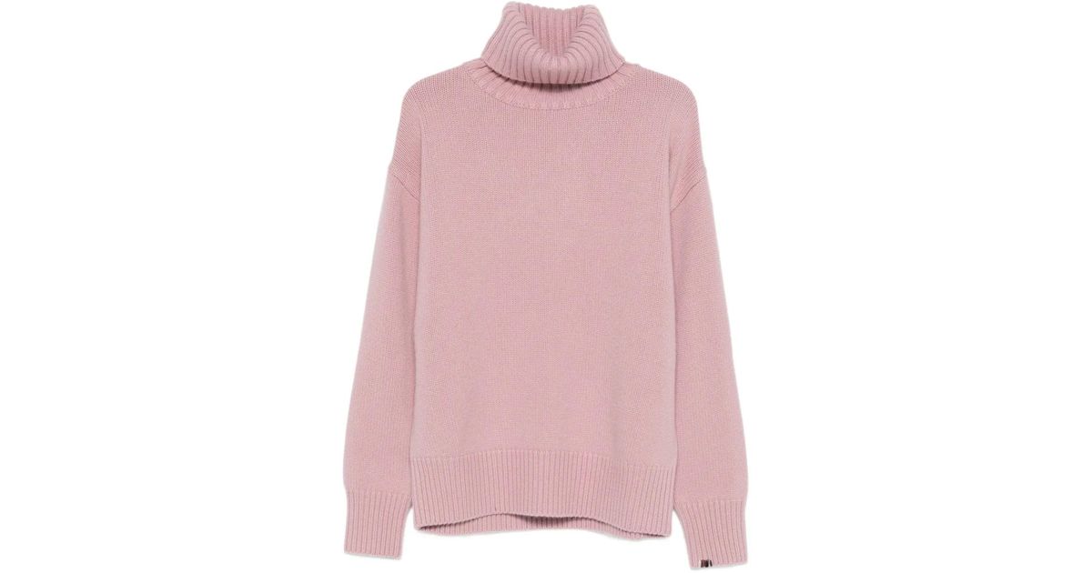 Extreme Cashmere Pullover mit Rollkragen in Pink Lyst AT