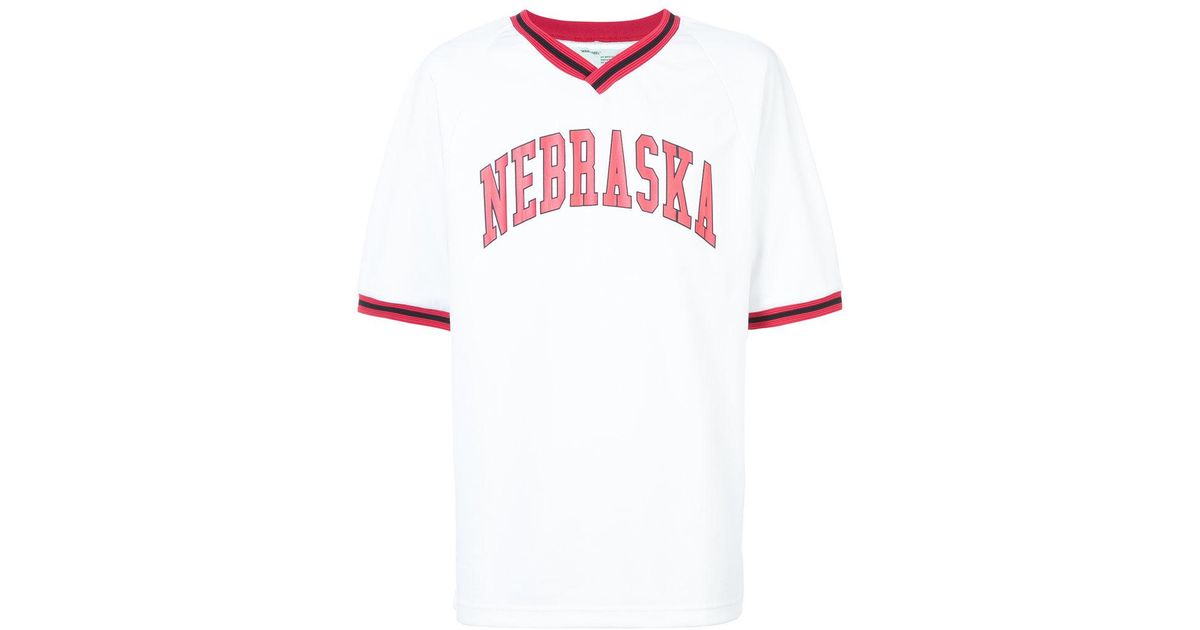 off white nebraska t shirt
