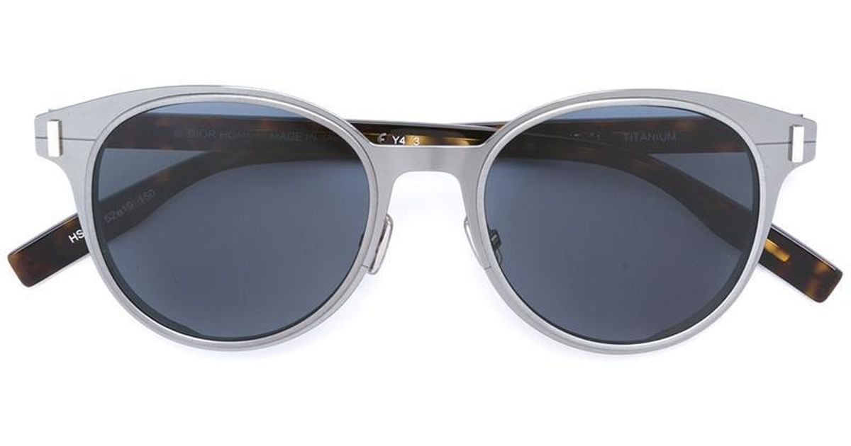 dior depth round metal sunglasses