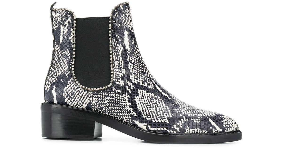 coach snakeskin boots
