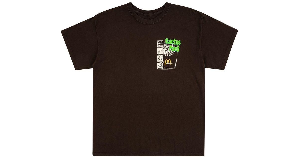 Travis Scott Cotton X Mcdonald's Cactus Pack Promo T-shirt in Brown for ...