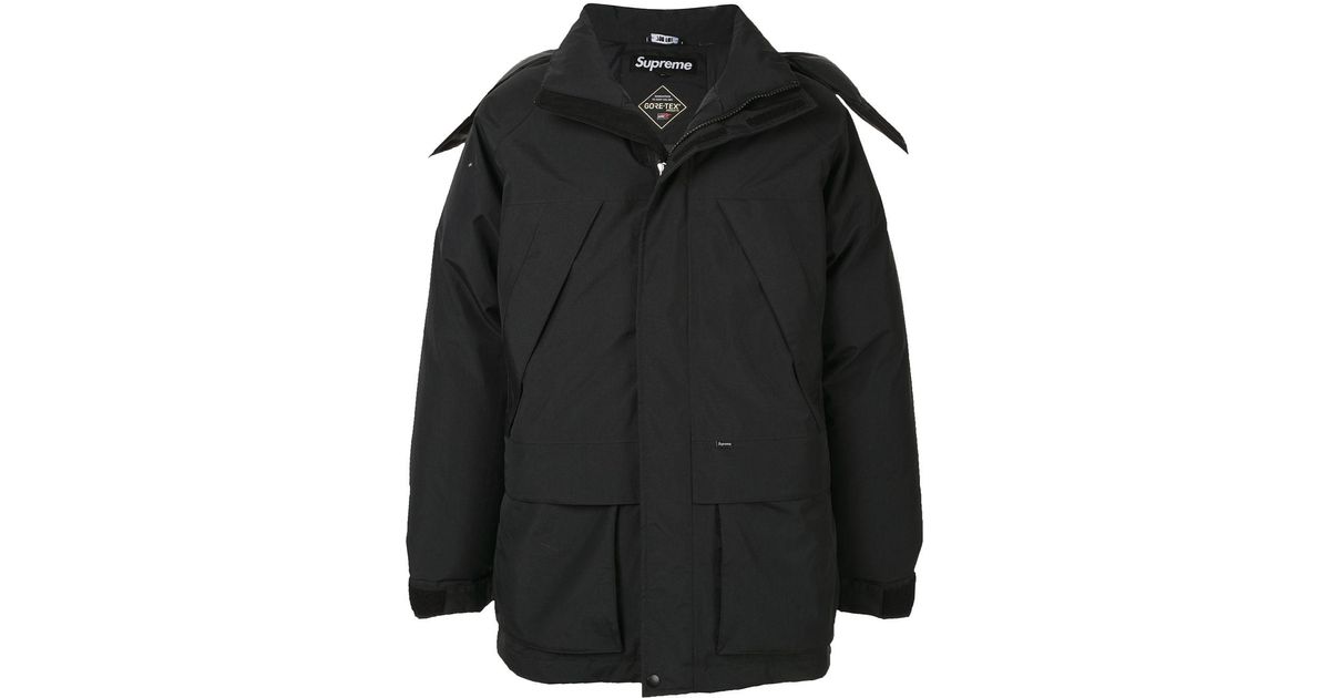 Supreme Gore-tex 700-fill Down Jacket in Black for Men | Lyst
