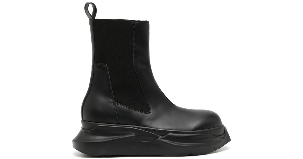 Rick Owens DRKSHDW Slip-on Platform Boots in Black for Men | Lyst
