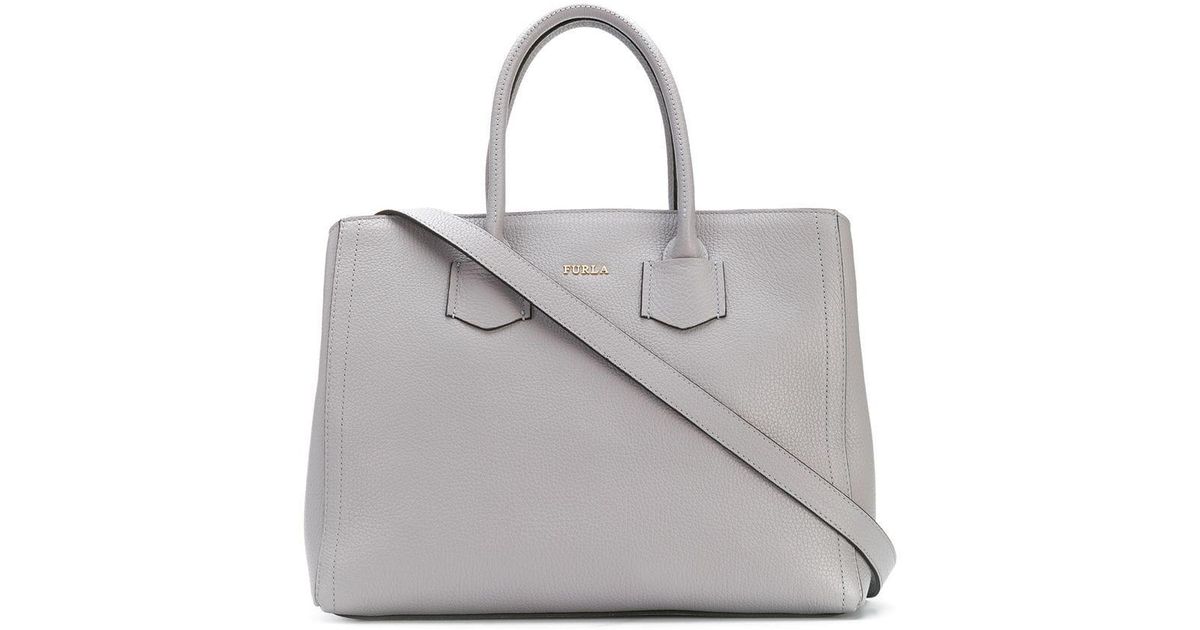 furla grey handbag