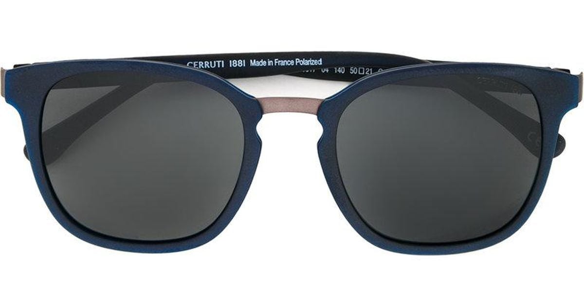 Cerruti 1881 Oversized-Sonnenbrille mit Logo in Blau für Herren - Lyst