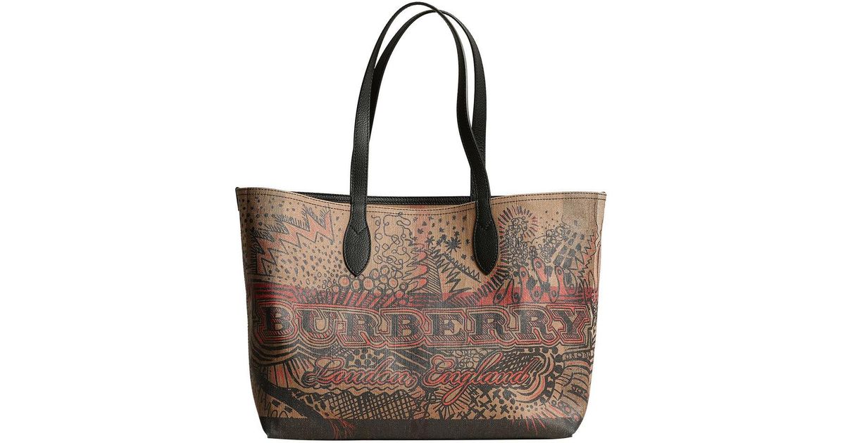 burberry doodle tote