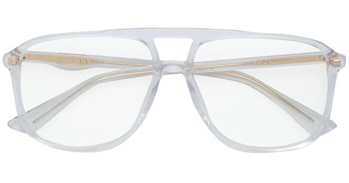 clear gucci sunglasses