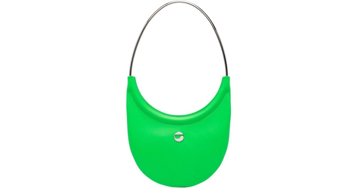 Coperni Leather Ring Swipe Clutch Bag in Green | Lyst Canada