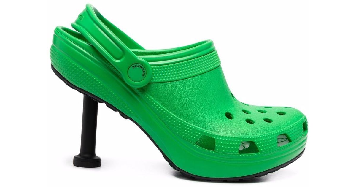 Balenciaga X Crocs 110m Pumps in Green 
