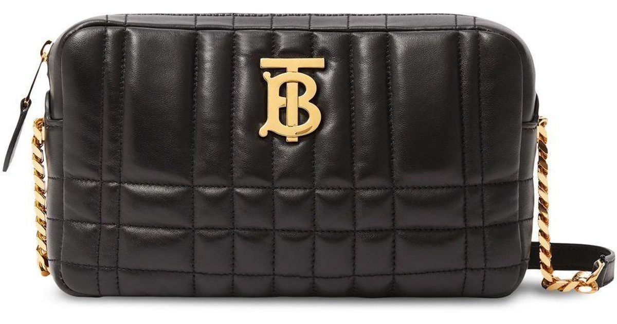 Burberry Lola Quilted Camera Bag in Black Lyst