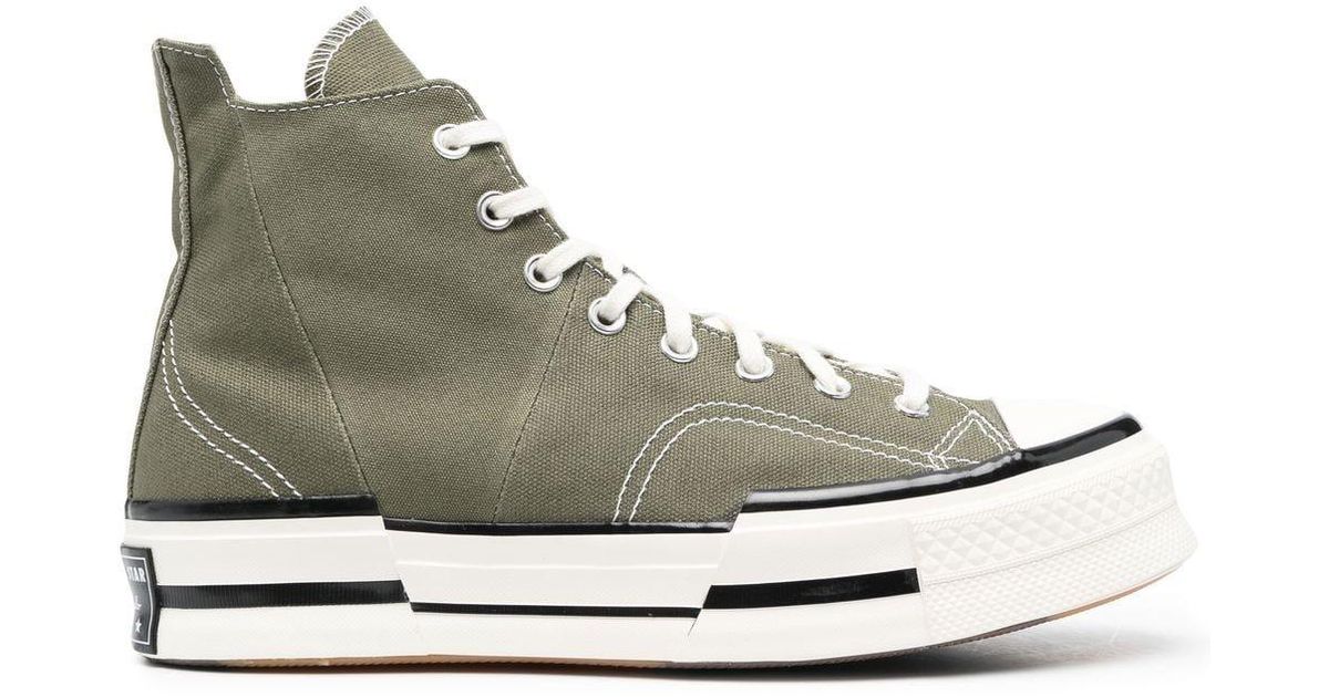 Converse Chuck 70 Plus High Sneakers in Green | Lyst
